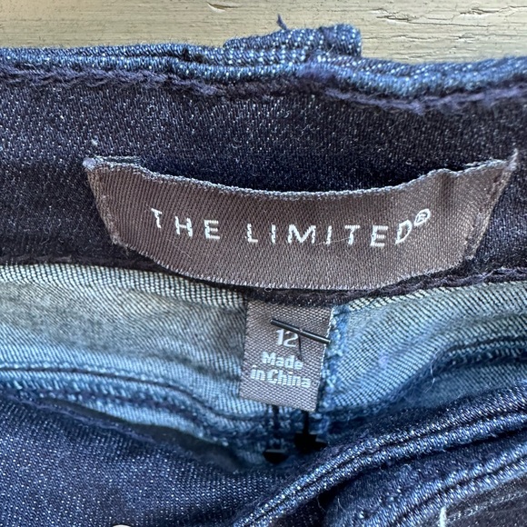 New The Limited dark wash stretchy skinny jeans size 12 NWT - Picture 4 of 7